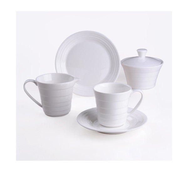 Vzorovaná kávová súprava, 20-dielna