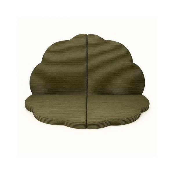 Kaki detská hracia podložka 160x160 cm – Meowbaby