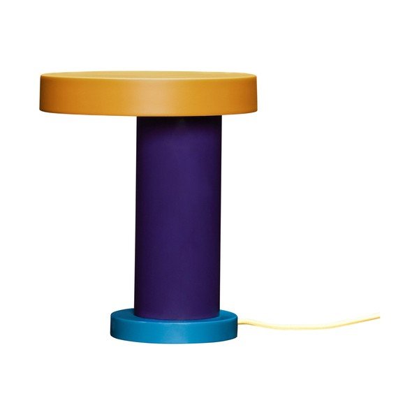 Fialová LED stmievateľná stolová lampa (výška 25 cm) Magic – Hübsch
