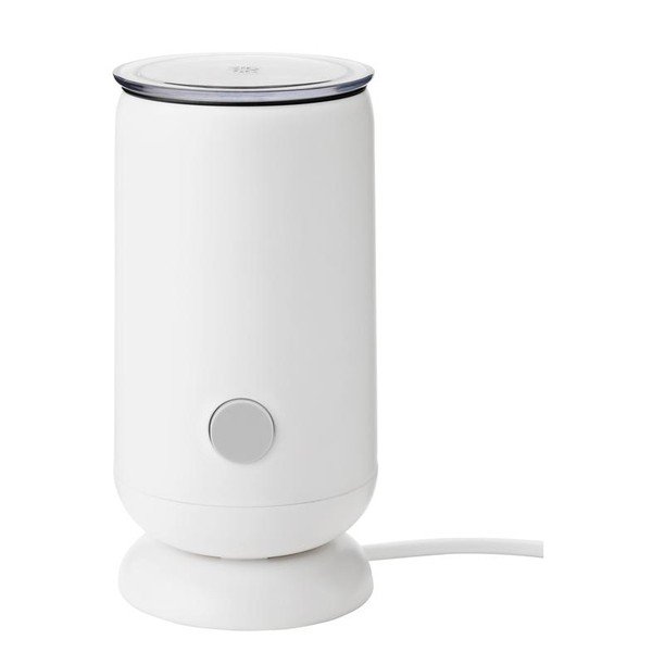 Biely plastový elektrický šľahač mlieka Foodie – RIG-TIG