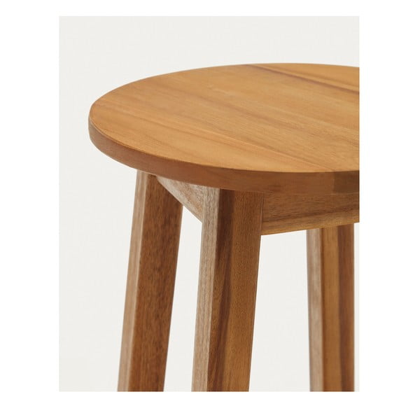 Stolička z masívu akácie v prírodnej farbe Amel – Kave Home-image-2