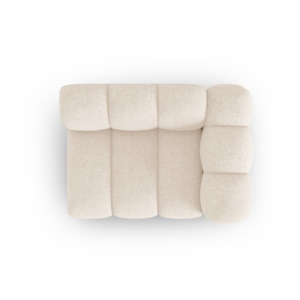 Krémovobiely modul pohovky (pravý roh) Lupine – Micadoni Home-image-3