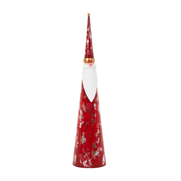 Dekorácia Archipelago Small Red Cone Santa, 41 cm