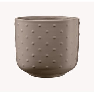 Hnedý keramický kvetináč Big pots Baku, ø 13 cm
