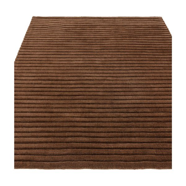 Tmavohnedý ručne tkaný vlnený koberec 160x230 cm – Asiatic Carpets-image-1