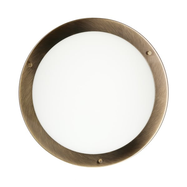 Stropné svietidlo v bronzovej farbe so skleneným tienidlom ø 18 cm Aquila - Candellux Lighting-image-4