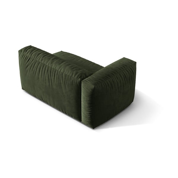 Zelený zamatový modul pohovky (ľavý roh) Martina – Micadoni -image-2