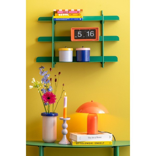 Modrá poschodová kovová polica 60 cm Cool Retro – PT LIVING-image-1