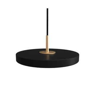 Čierne LED závesné svietidlo s kovovým tienidlom ø 15 cm Asteria Micro – UMAGE