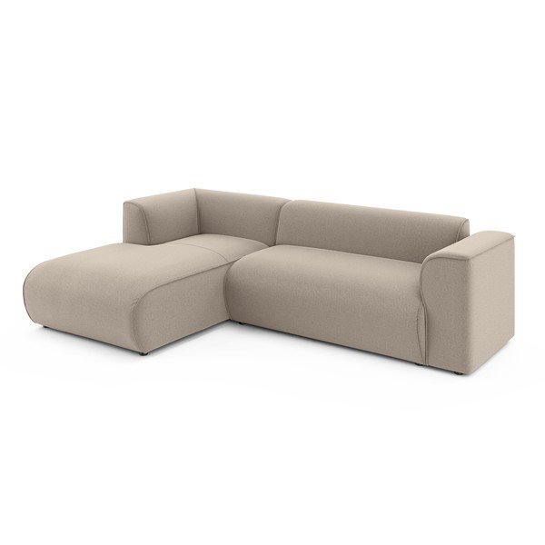 Svetlohnedá rohová pohovka (ľavý roh/s leňoškou) Merid  – Ropez-image-2