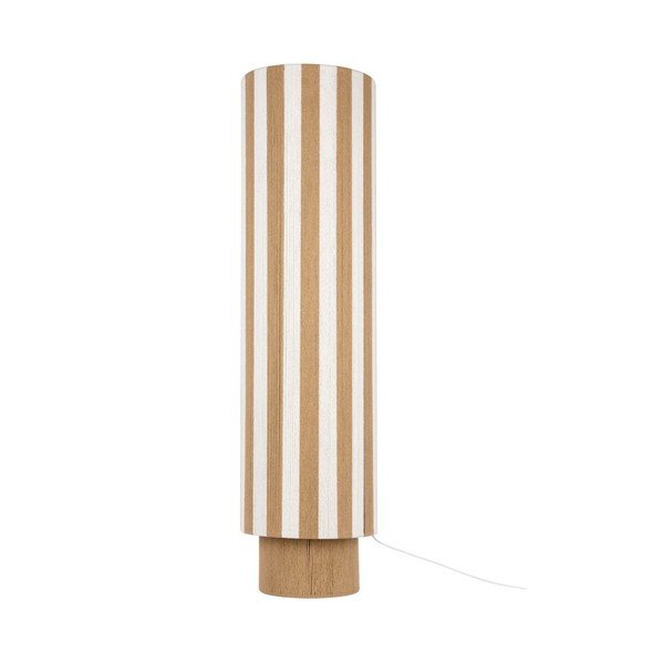Biela/v prírodnej farbe povrazová stojacia lampa (výška  106 cm) Vienna Stripes – Leitmotiv