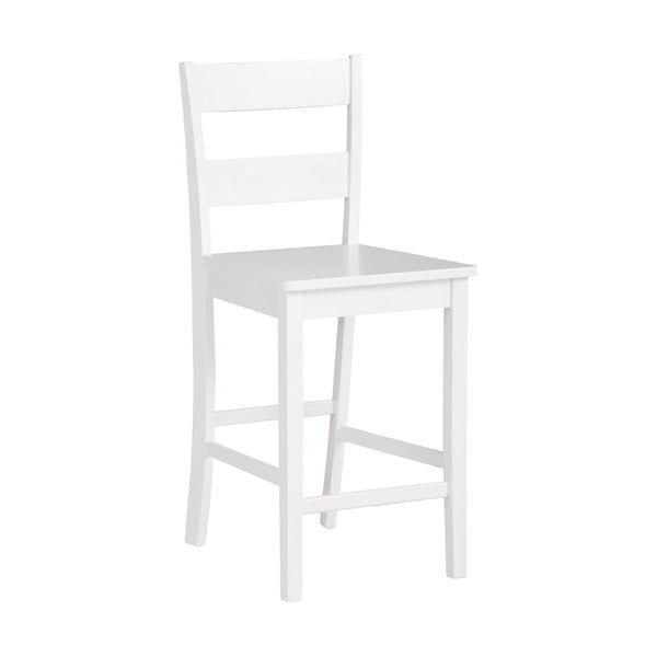 Biela barová stolička z borovicového dreva (výška sedadla 60 cm) Torpedo – Støraa