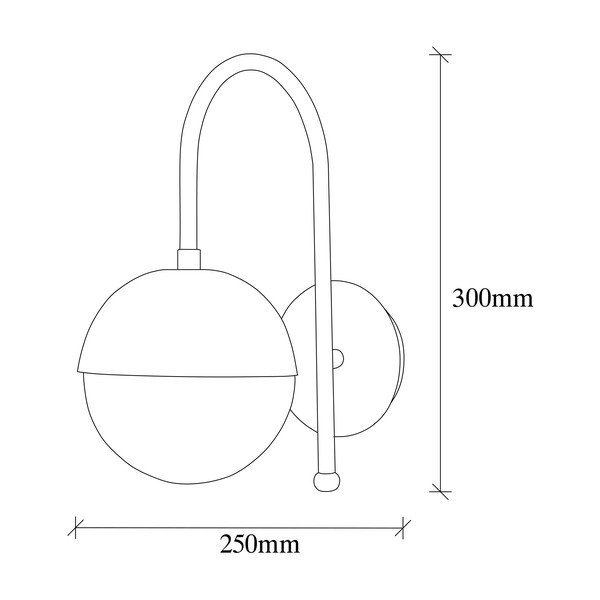 Nástenné svietidlo v bronzovej farbe Karsor – Opviq lights-image-4