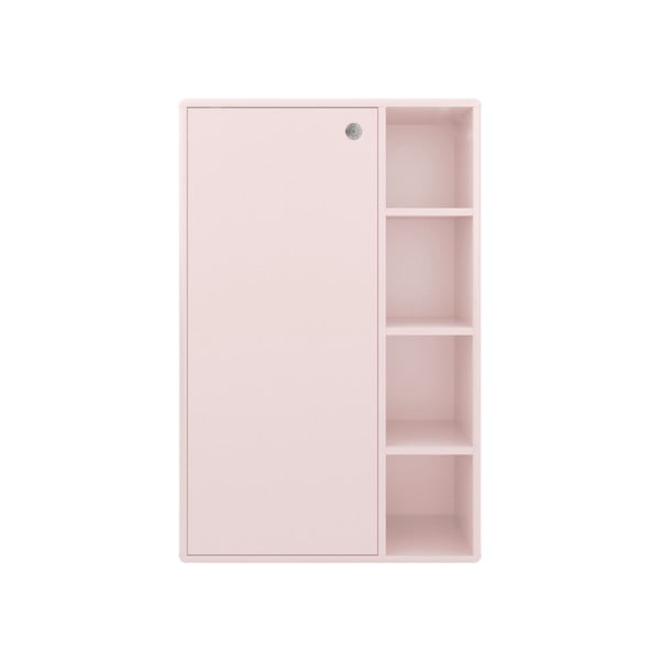 Ružová vysoká/závesná kúpeľňová skrinka 66x100 cm Color Bath – Tom Tailor