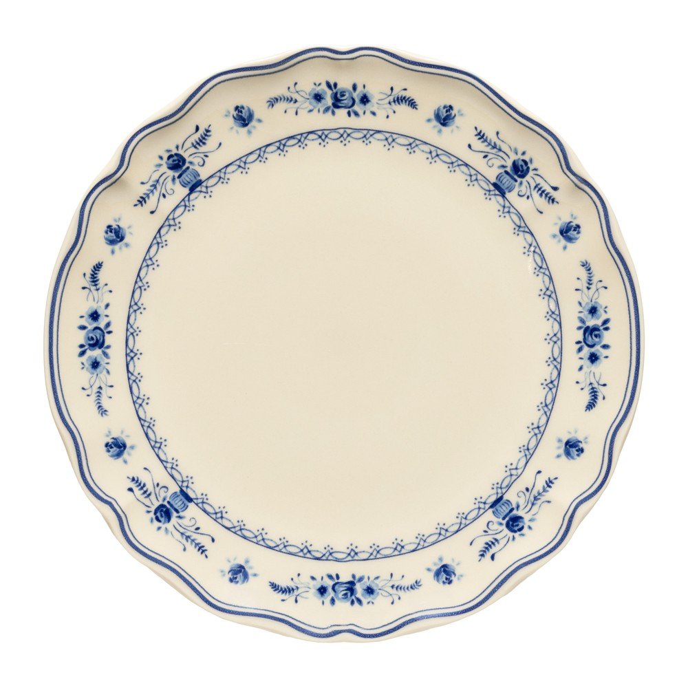 E-shop Modrý/béžový kameninový tanier ø 27 cm Vila – Costa Nova