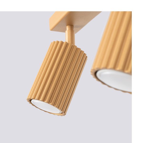 Bodové svietidlo v zlatej farbe 6,5x45 cm Gleam – Sollux-image-1