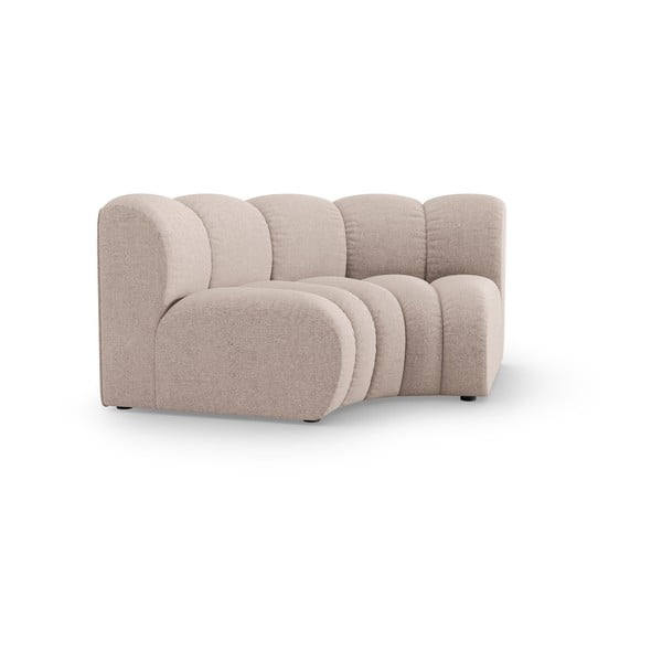 Béžový ženilkový modul pohovky (variabilný roh) Lupine – Micadoni-image-1