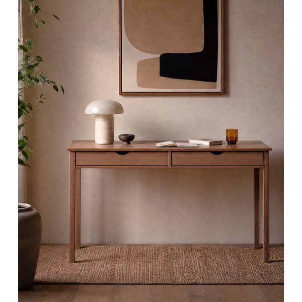 Pracovný stôl z borovicového dreva Støraa Gava, dĺžka 140 cm-image-3