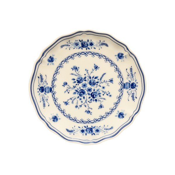 Modrý/béžový dezertný kameninový tanier ø 17 cm Vila – Costa Nova