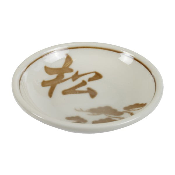 Béžový porcelánový tanierik na sójovú omáčku Tokyo Design Studio Soy