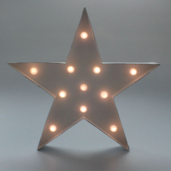 Svietiaca hviezda s LED Dakls
