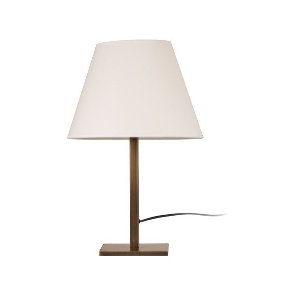 Stolová lampa v zlatej farbe s bielym tienidlom Dee-image-1