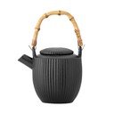 Čierna kameninová kanvica na čaj 850 ml Neri – Bloomingville