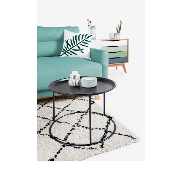 Tyrkysovomodrá rozkladacia pohovka Bonami Selection Pop-image-1