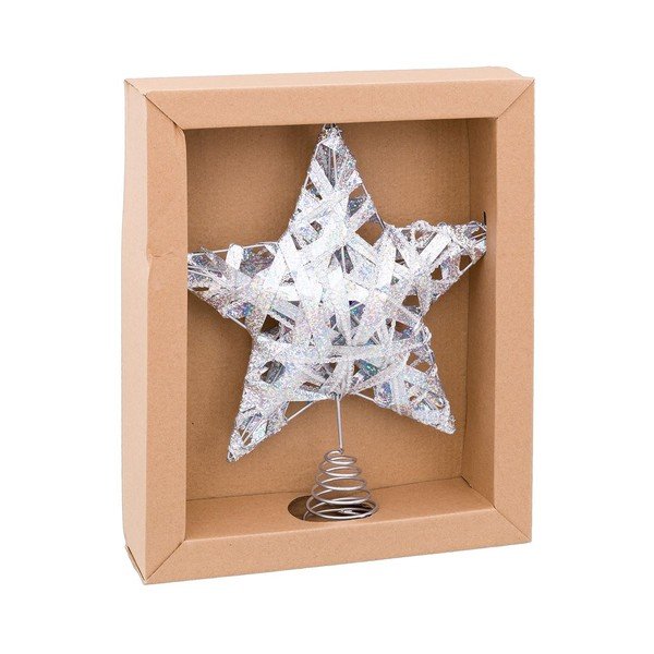 Kovová špička na stromček Star – Casa Selección-image-1
