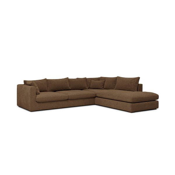Hnedá rohová pohovka (pravý roh) Comfy - Scandic-image-1