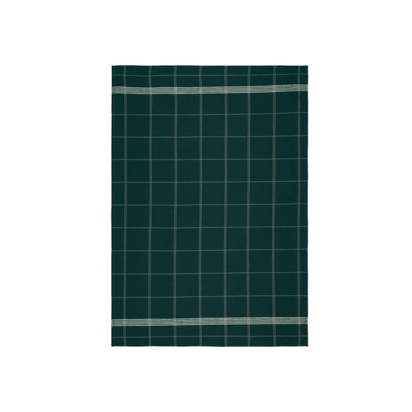 Zelená kuchynská utierka z bavlny Södahl Geometric, 50 x 70 cm