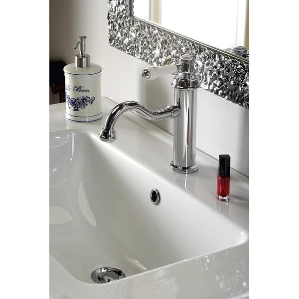 Stojančeková umývadlová batéria v lesklej striebornej farbe Vienna – Sapho-image-1