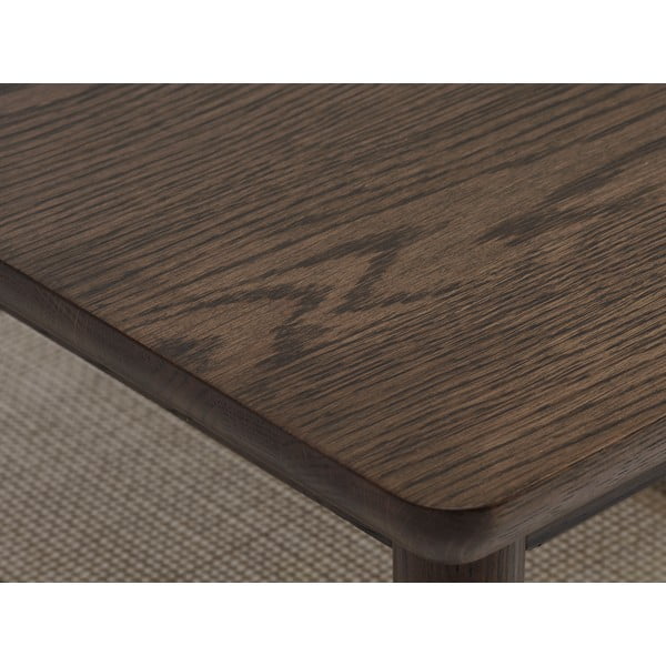 Hnedý konferenčný stolík s doskou v dubovom dekore 60x120 cm Barrali – Unique Furniture-image-2