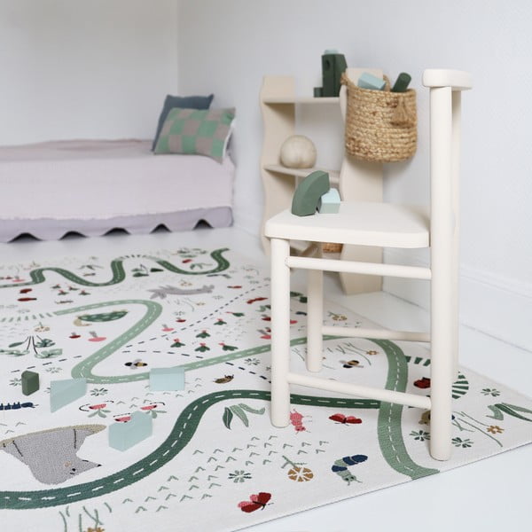 Krémový detský hrací koberec 123x180 cm Garden Life - Nattiot-image-2