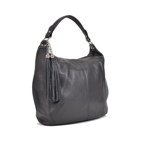 Čierna kožená kabelka Sofia Cardoni Bruhna-image-1