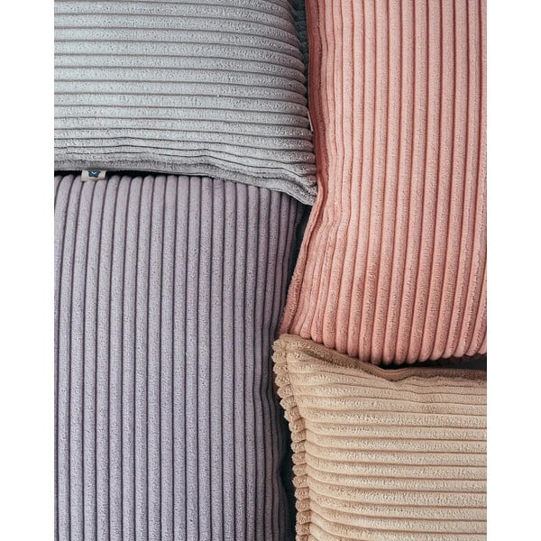 Svetlohnedý menčestrový detský pohovkový vankúš Bolster – Wigiwama-image-2