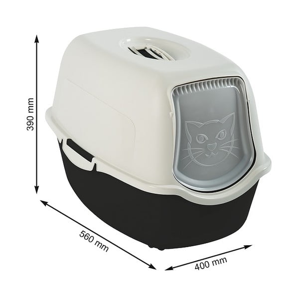 Mačacia toaleta 56x40 cm Eco Bailey - Rotho-image-4
