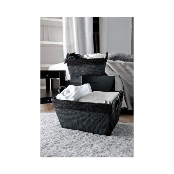 Čierny úložný kôš Compactor Meli-image-1