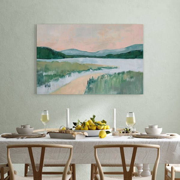 Obraz 70x100 cm Gouache Lake – Styler-image-1