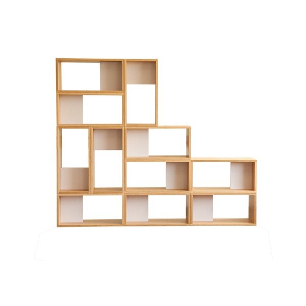 Modul knižnice z bambusu Mauro Ferretti Bamboo-image-4