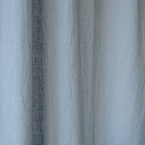 Sivý ľanový záves s tunelom Linen Tales Night Time, 250 x 140 cm-image-1
