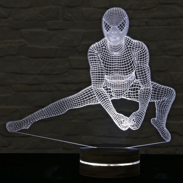 3D stolová lampa Spiderman
