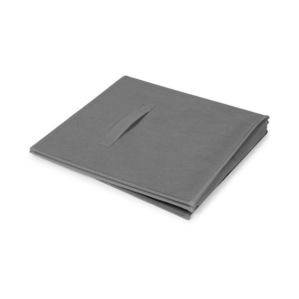 Tmavosivý plastový úložný box 31x31x31 cm – Compactor-image-2
