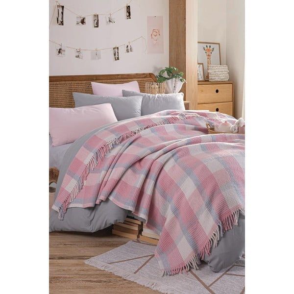 Ružový pléd 180x220 cm Warm Soft – Mijolnir-image-1