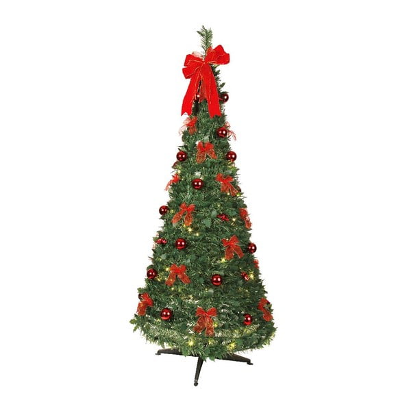 Svietiaci stromček Red Christmas, 190 cm