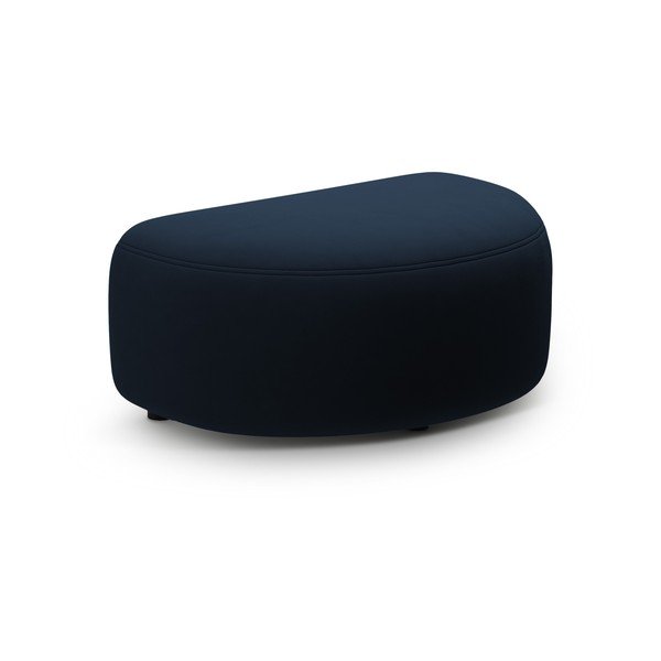 Modrá zamatová podnožka Kate – Micadoni 