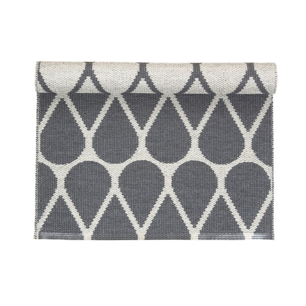 Tmavosivý vnútorný a vonkajší koberec 70x140 cm Otis Granit – Pappelina-image-4