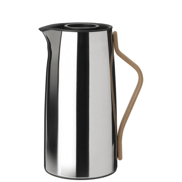 Termokanvica z nehrdzavejúcej ocele v striebornej farbe 1,2 l Emma – Stelton