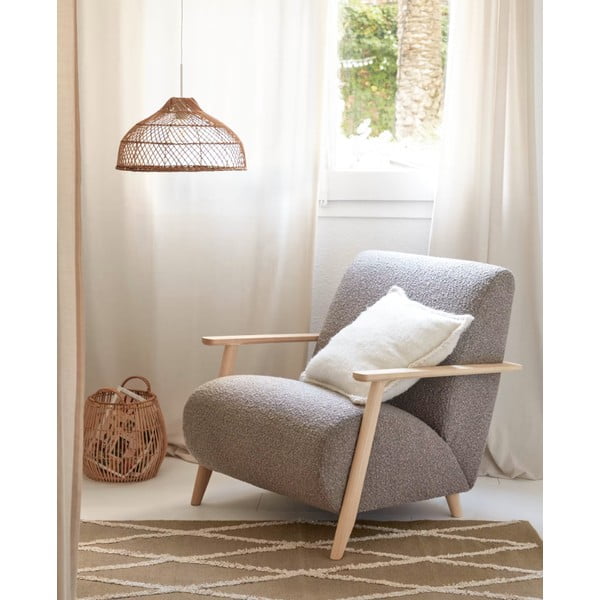 Ratanové tienidlo v prírodnej farbe ø 42,5 cm Dyara - Kave Home-image-1