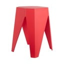 Červená plastová stolička Cherish – Leitmotiv